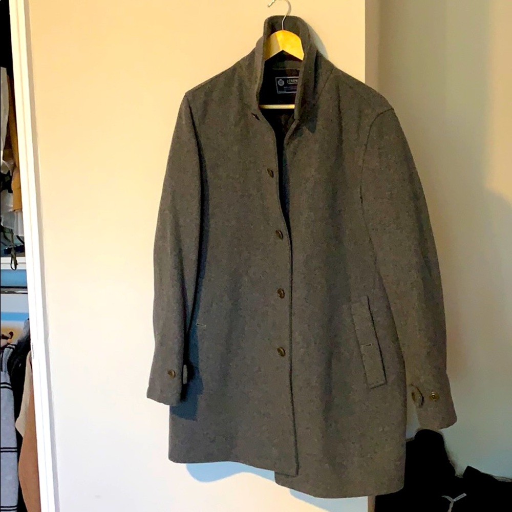 J. Crew Gray Pea Coat